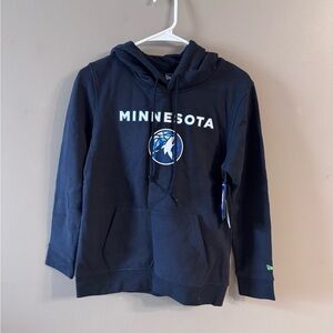 Women's Minnesota Timberwolves New Era Navy NWT City Edition Pullover Hoodie